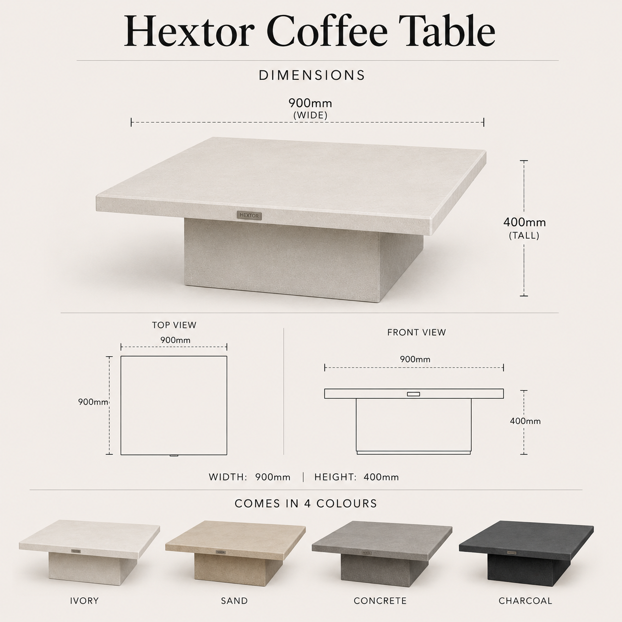Hextor coffee table