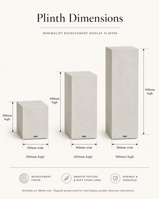 Microcement Plinths